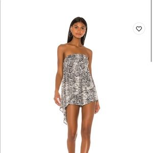 Super down romper snakeskin worn once